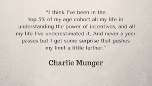 Munger - Incentives