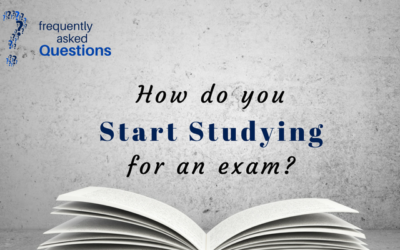 FAQ: How do you start studying for an exam?