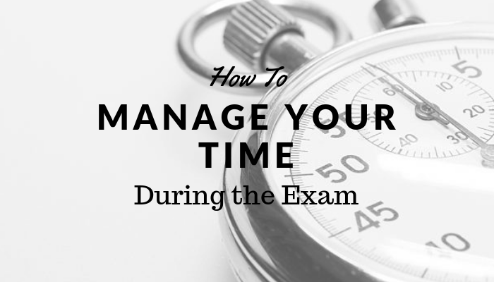 How to manage your time during actuarial exams