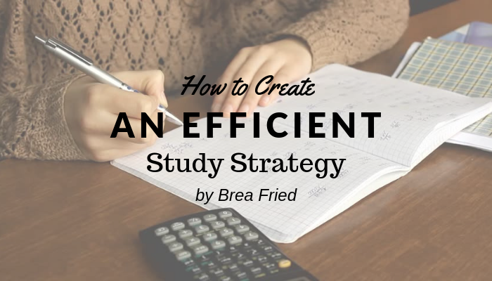How to Create an Efficient Study Strategy